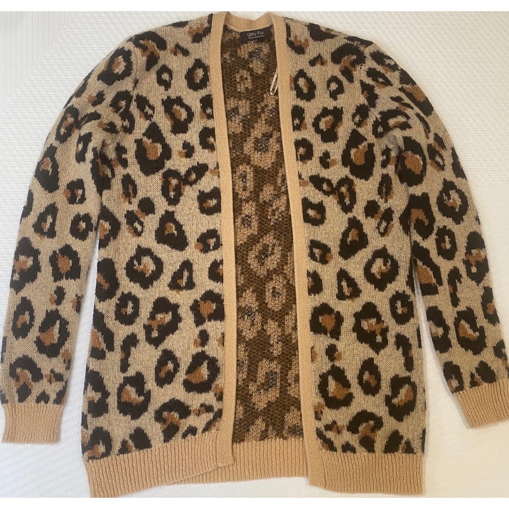 Leopard Cardigan Size Small